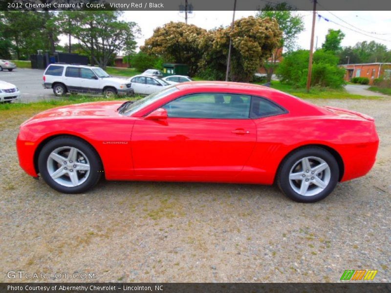 Victory Red / Black 2012 Chevrolet Camaro LT Coupe