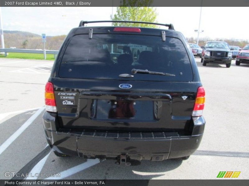 Black / Ebony 2007 Ford Escape Limited 4WD