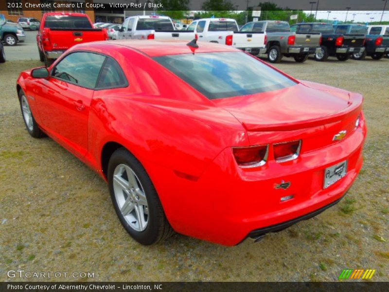 Victory Red / Black 2012 Chevrolet Camaro LT Coupe
