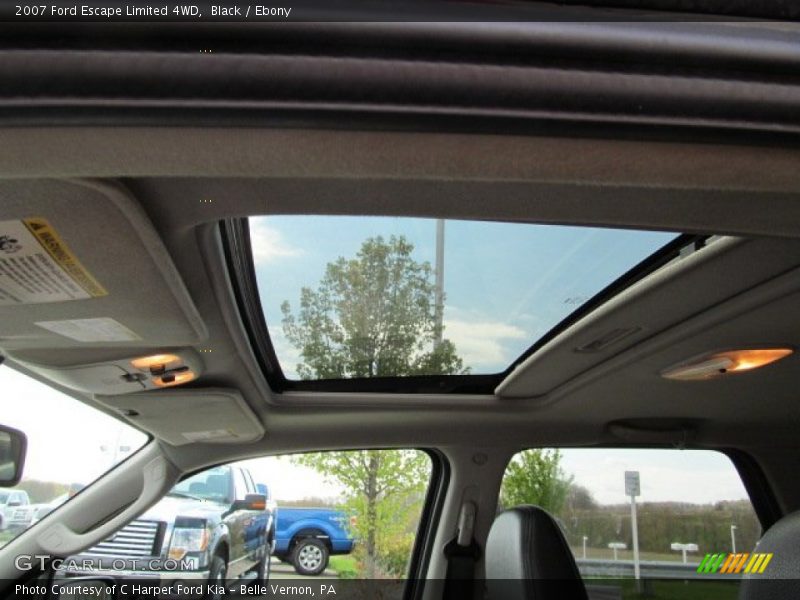 Black / Ebony 2007 Ford Escape Limited 4WD