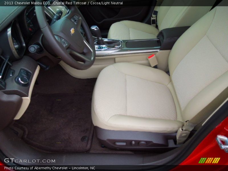 Crystal Red Tintcoat / Cocoa/Light Neutral 2013 Chevrolet Malibu ECO