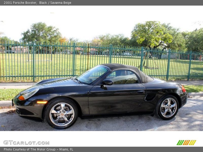 Black / Savanna Beige 2001 Porsche Boxster