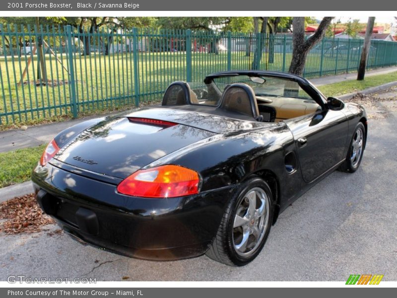 Black / Savanna Beige 2001 Porsche Boxster