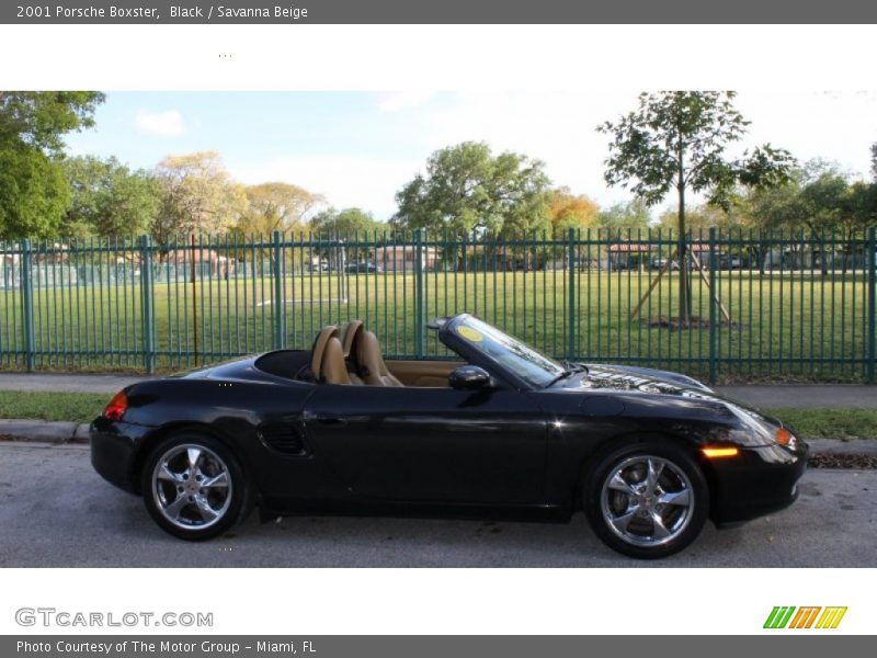 Black / Savanna Beige 2001 Porsche Boxster