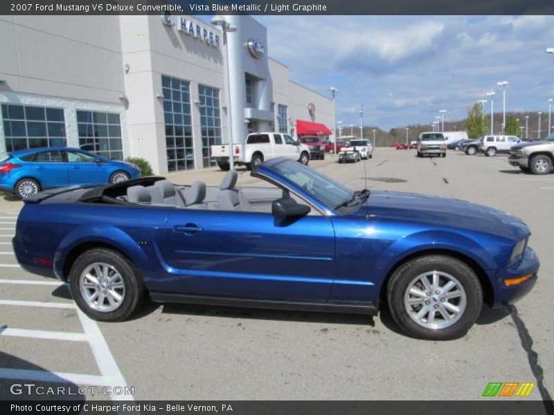 Vista Blue Metallic / Light Graphite 2007 Ford Mustang V6 Deluxe Convertible