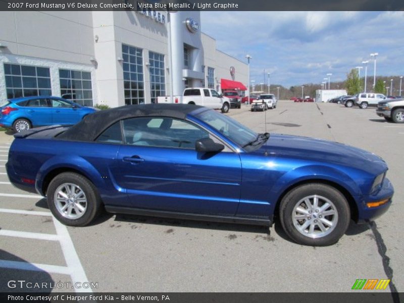 Vista Blue Metallic / Light Graphite 2007 Ford Mustang V6 Deluxe Convertible
