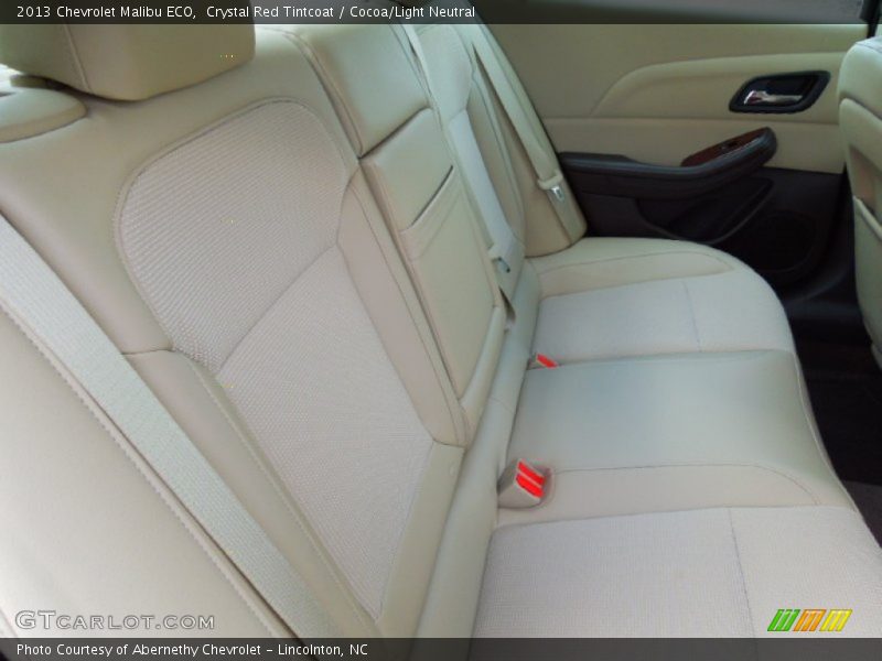 Crystal Red Tintcoat / Cocoa/Light Neutral 2013 Chevrolet Malibu ECO