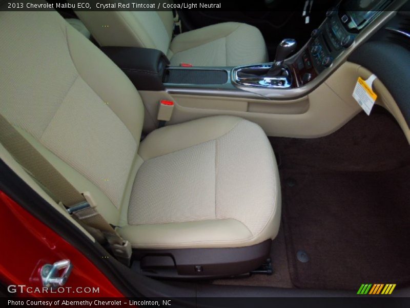 Crystal Red Tintcoat / Cocoa/Light Neutral 2013 Chevrolet Malibu ECO