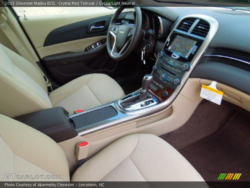 Crystal Red Tintcoat / Cocoa/Light Neutral 2013 Chevrolet Malibu ECO