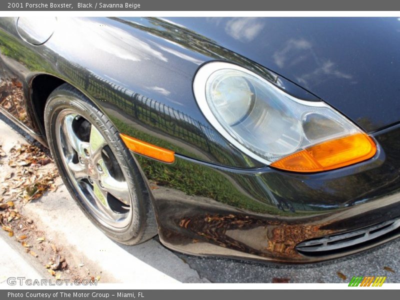 Black / Savanna Beige 2001 Porsche Boxster