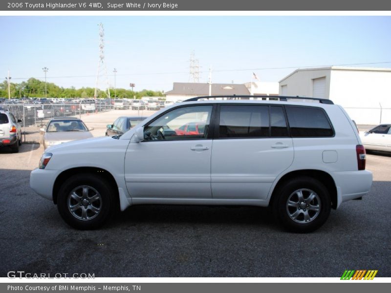 Super White / Ivory Beige 2006 Toyota Highlander V6 4WD