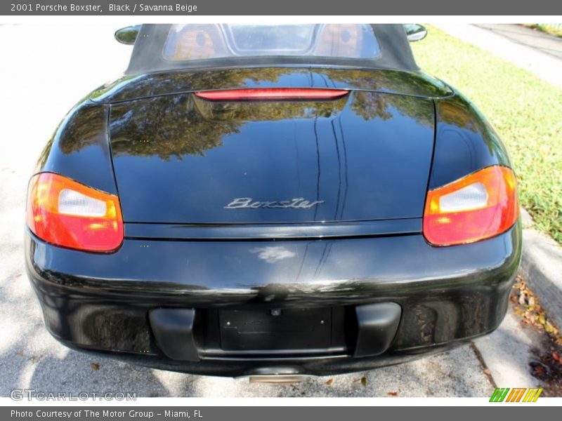 Black / Savanna Beige 2001 Porsche Boxster