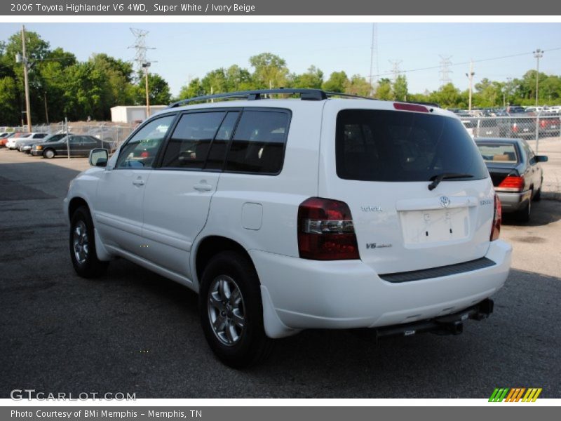 Super White / Ivory Beige 2006 Toyota Highlander V6 4WD