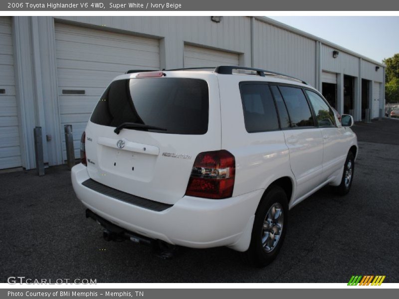Super White / Ivory Beige 2006 Toyota Highlander V6 4WD