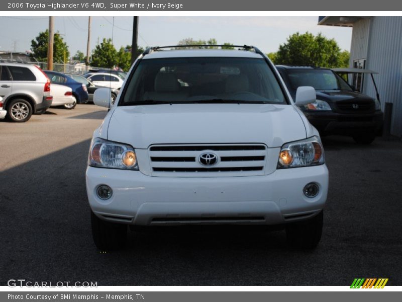 Super White / Ivory Beige 2006 Toyota Highlander V6 4WD