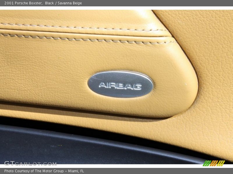 Black / Savanna Beige 2001 Porsche Boxster