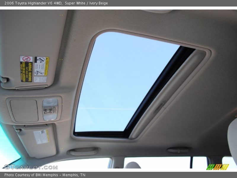 Super White / Ivory Beige 2006 Toyota Highlander V6 4WD