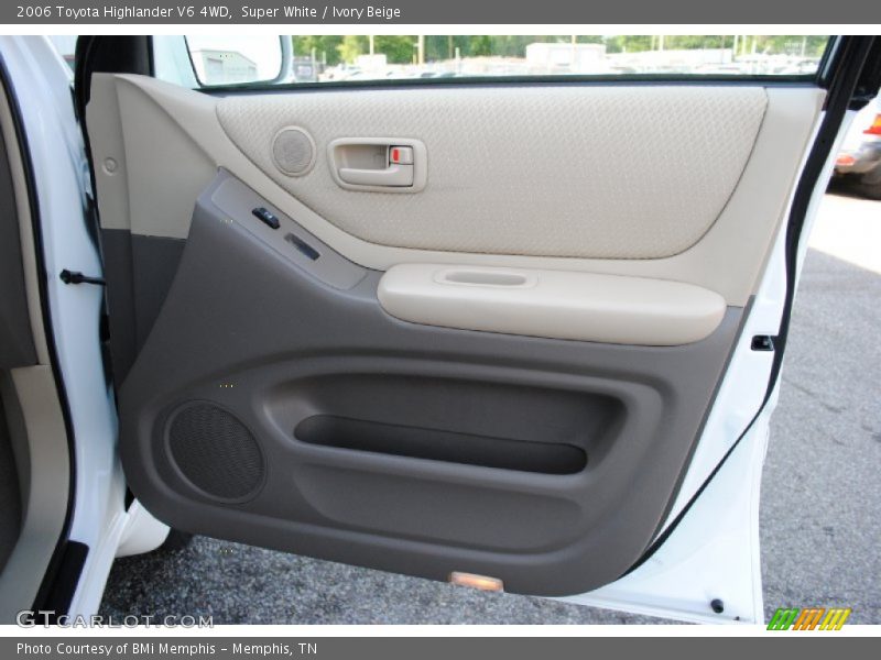 Super White / Ivory Beige 2006 Toyota Highlander V6 4WD