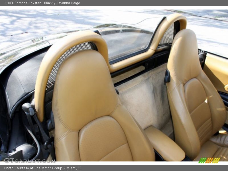 Black / Savanna Beige 2001 Porsche Boxster