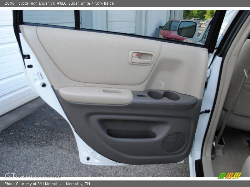 Super White / Ivory Beige 2006 Toyota Highlander V6 4WD