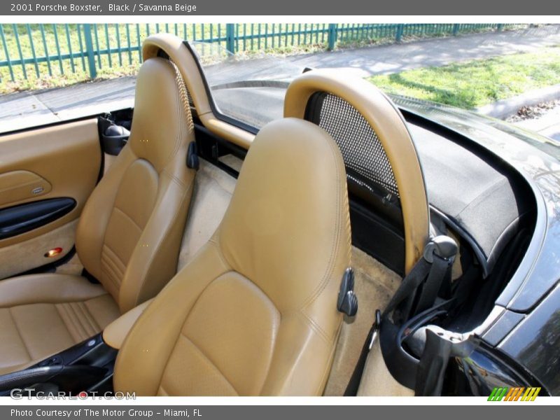 Black / Savanna Beige 2001 Porsche Boxster