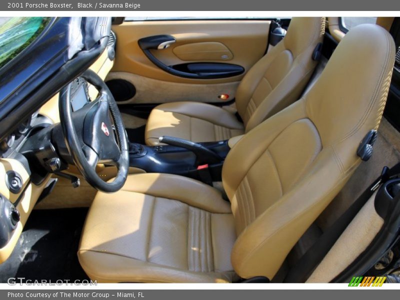 Black / Savanna Beige 2001 Porsche Boxster