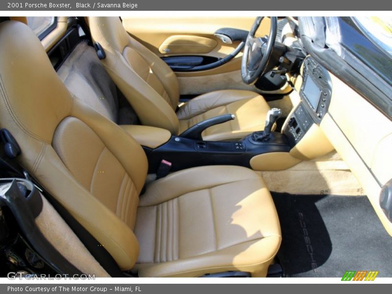 Black / Savanna Beige 2001 Porsche Boxster