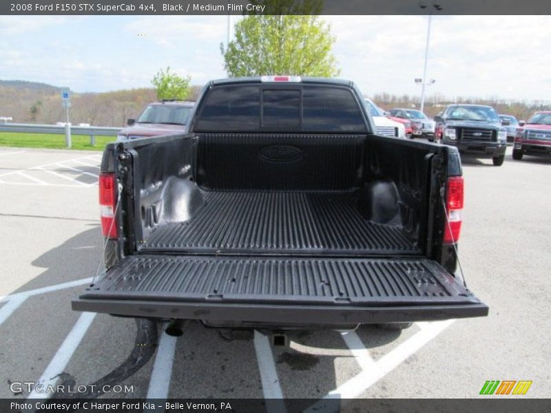 Black / Medium Flint Grey 2008 Ford F150 STX SuperCab 4x4