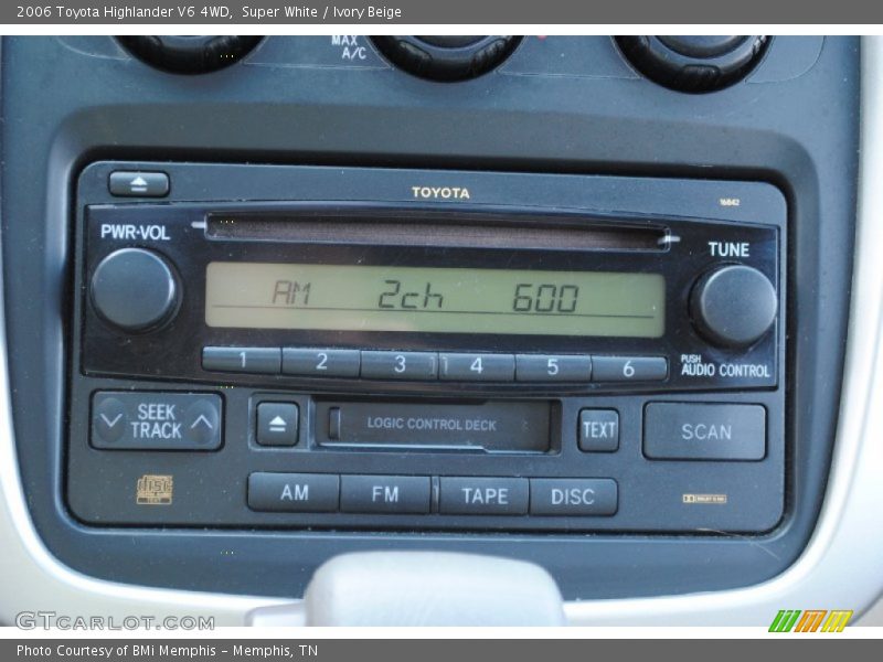 Super White / Ivory Beige 2006 Toyota Highlander V6 4WD