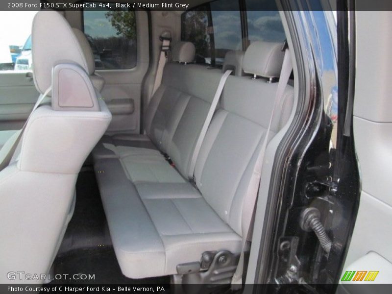 Black / Medium Flint Grey 2008 Ford F150 STX SuperCab 4x4