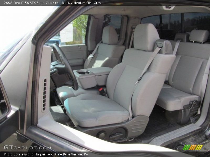 Black / Medium Flint Grey 2008 Ford F150 STX SuperCab 4x4