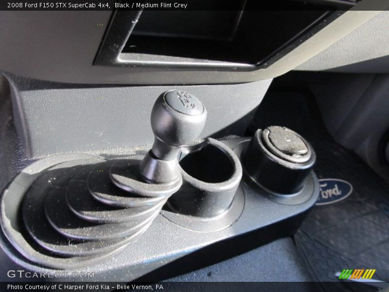 Black / Medium Flint Grey 2008 Ford F150 STX SuperCab 4x4