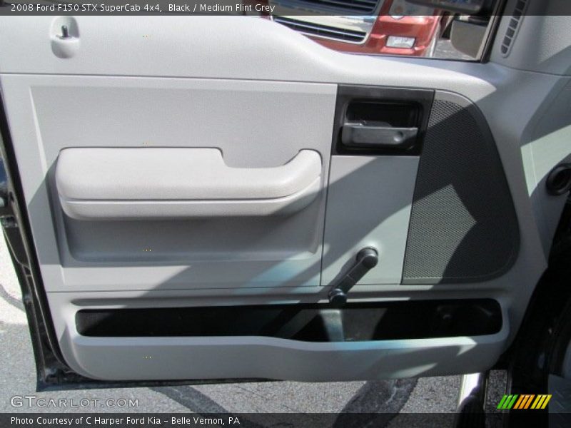 Black / Medium Flint Grey 2008 Ford F150 STX SuperCab 4x4