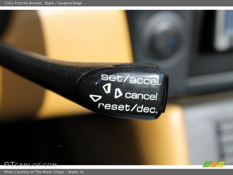 Black / Savanna Beige 2001 Porsche Boxster