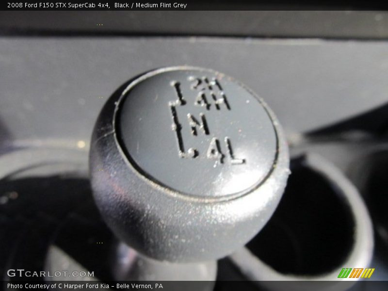 Black / Medium Flint Grey 2008 Ford F150 STX SuperCab 4x4