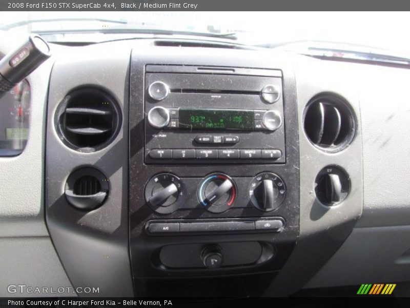 Black / Medium Flint Grey 2008 Ford F150 STX SuperCab 4x4