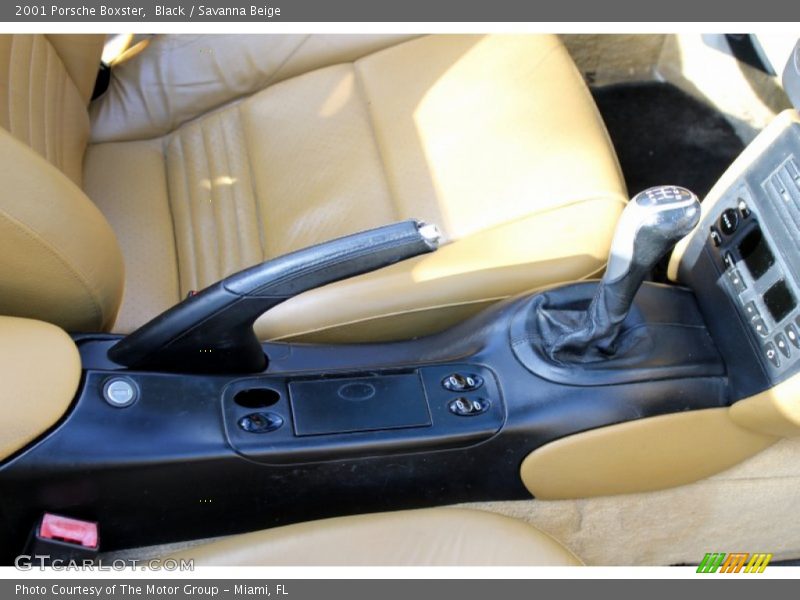 Black / Savanna Beige 2001 Porsche Boxster