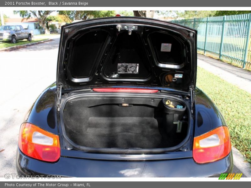 Black / Savanna Beige 2001 Porsche Boxster