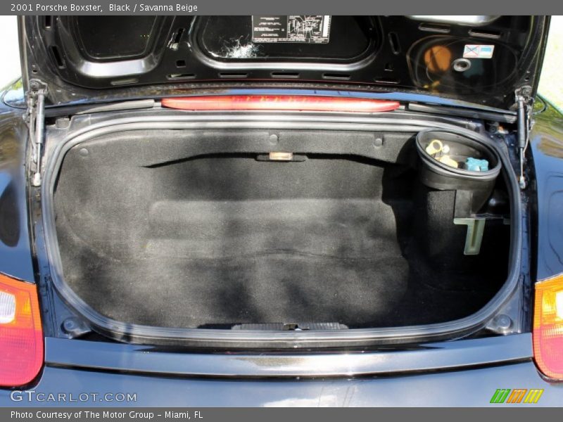 Black / Savanna Beige 2001 Porsche Boxster