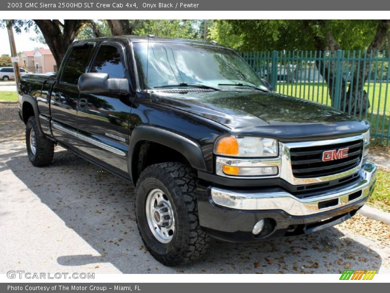Onyx Black / Pewter 2003 GMC Sierra 2500HD SLT Crew Cab 4x4