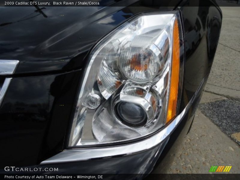 Black Raven / Shale/Cocoa 2009 Cadillac DTS Luxury
