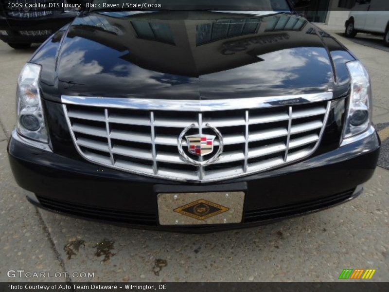 Black Raven / Shale/Cocoa 2009 Cadillac DTS Luxury