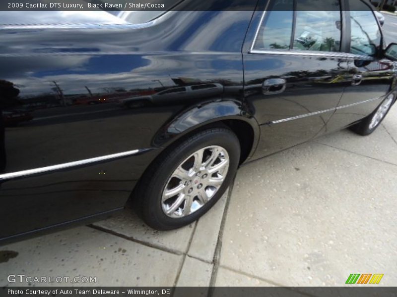 Black Raven / Shale/Cocoa 2009 Cadillac DTS Luxury