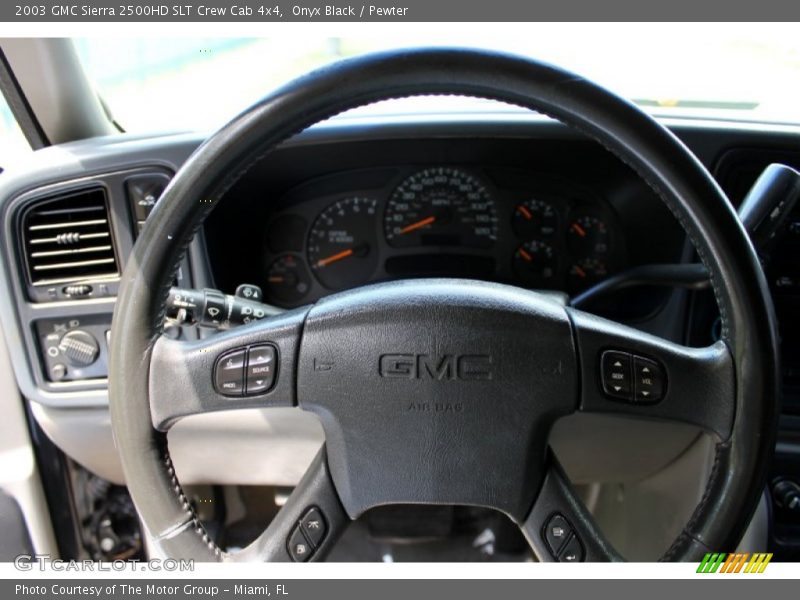 Onyx Black / Pewter 2003 GMC Sierra 2500HD SLT Crew Cab 4x4