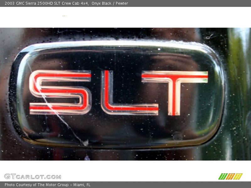 Onyx Black / Pewter 2003 GMC Sierra 2500HD SLT Crew Cab 4x4
