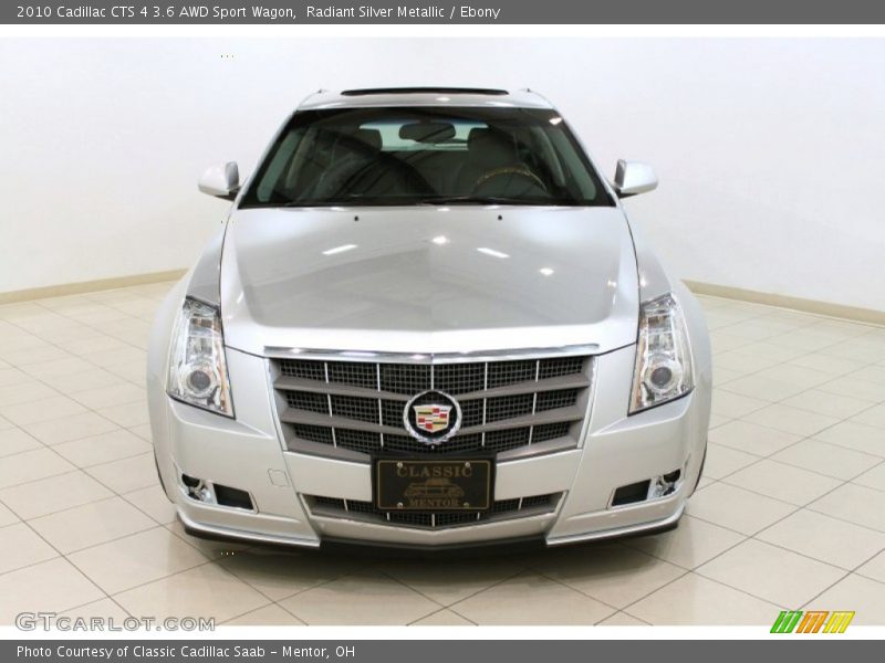 Radiant Silver Metallic / Ebony 2010 Cadillac CTS 4 3.6 AWD Sport Wagon
