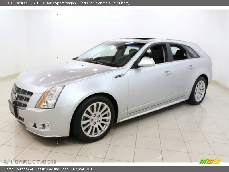 Radiant Silver Metallic / Ebony 2010 Cadillac CTS 4 3.6 AWD Sport Wagon