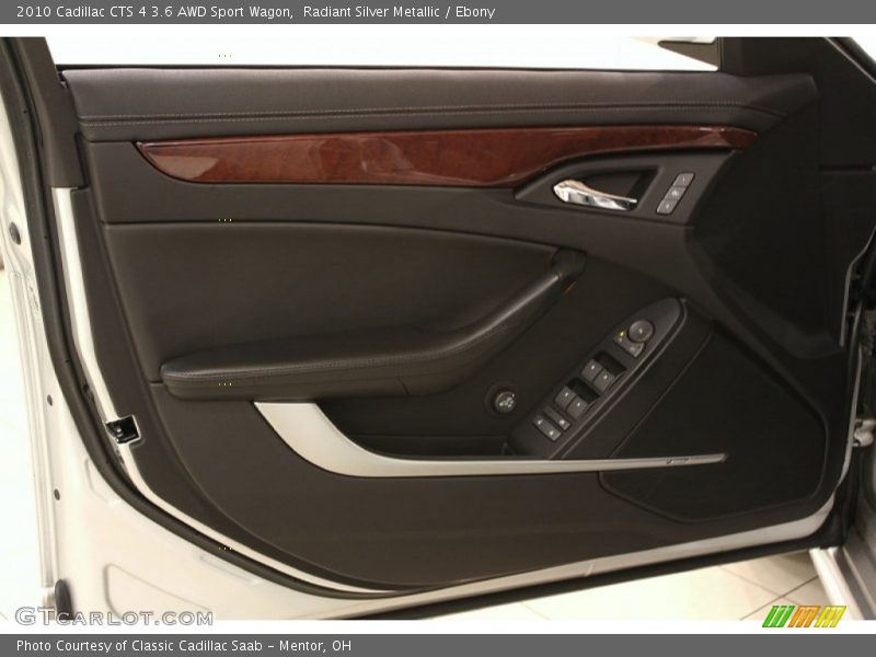 Radiant Silver Metallic / Ebony 2010 Cadillac CTS 4 3.6 AWD Sport Wagon