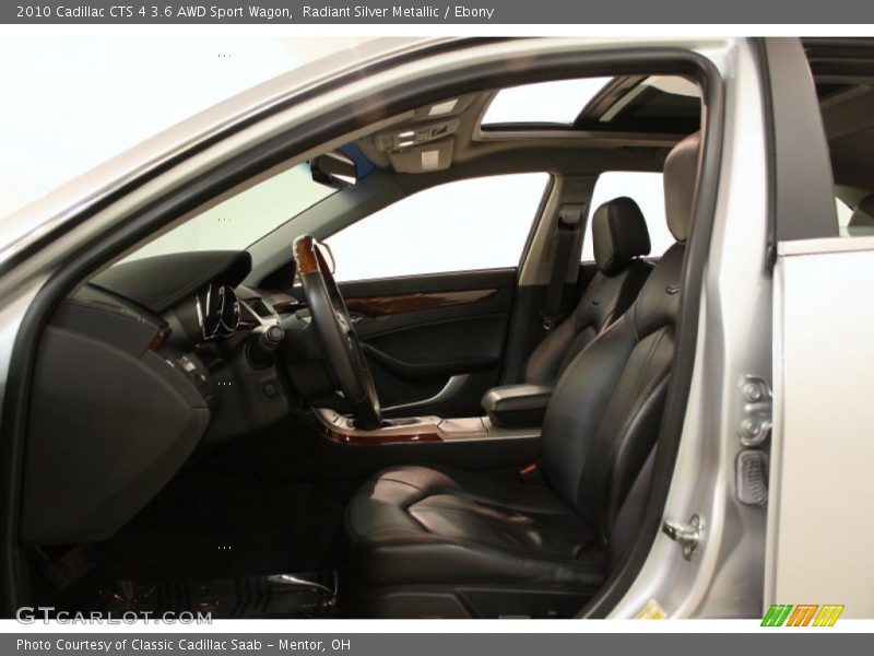 Radiant Silver Metallic / Ebony 2010 Cadillac CTS 4 3.6 AWD Sport Wagon