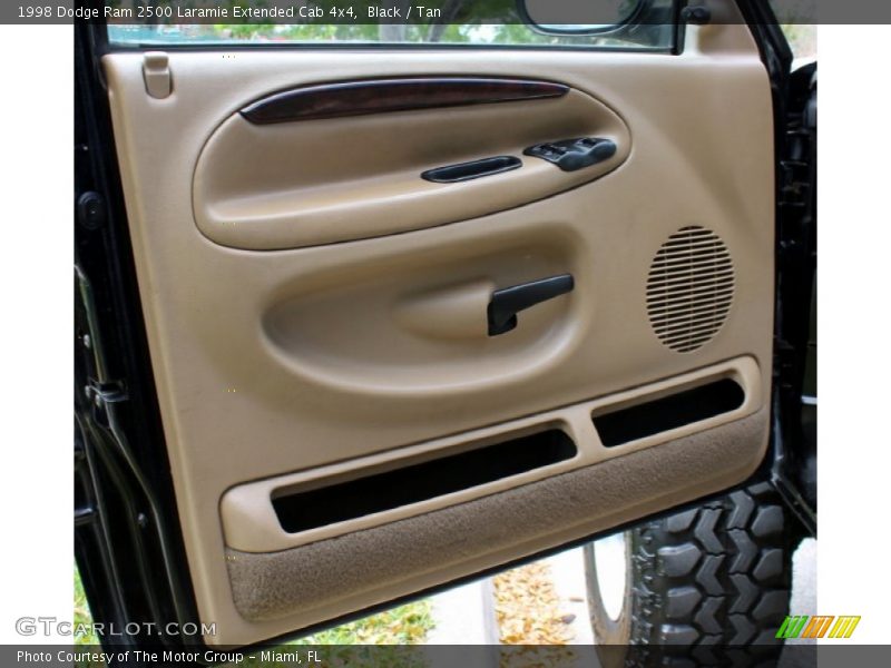 Black / Tan 1998 Dodge Ram 2500 Laramie Extended Cab 4x4